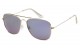 Fashionable Clear Ear Tips Square Aviator Sunglasses AF112-RV