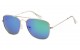 Fashionable Clear Ear Tips Square Aviator Sunglasses AF112-RV