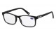 Readers R344-ASST (Mix Strength) Contemporary Design Square Frame Spring Hinge Unisex Reading Glasses