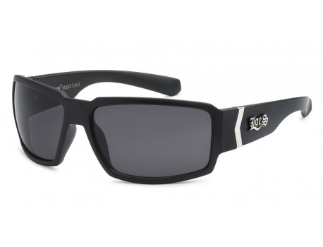 Locs Matte Black Hardcore Sunglasses 91084 