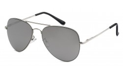 Silver Mirror Aviator Sunglasses af107-slm