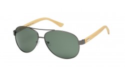 Bamboo Wood Aviator Sunglasses sup88001