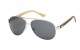 Polarized Bamboo Aviator Sunglasses 88001