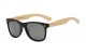 Polarized Bamboo Wood Wayfarer Sunglasses 89001