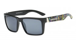 Biohazard Decorated Temple Sunglasses bz66243