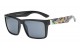 Biohazard Decorated Temple Sunglasses 66244