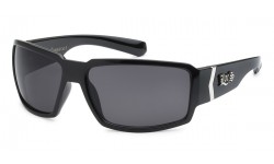 Locs Shiny Black Sunglasses loc91084-bk