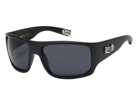  Shiny Black Frame Wrap Sunglasses loc91107-mb  