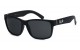 Locs Matte Black Sunglasses locs91070-mb
