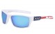 Xloop Star Print Temple Sunglasses x2590