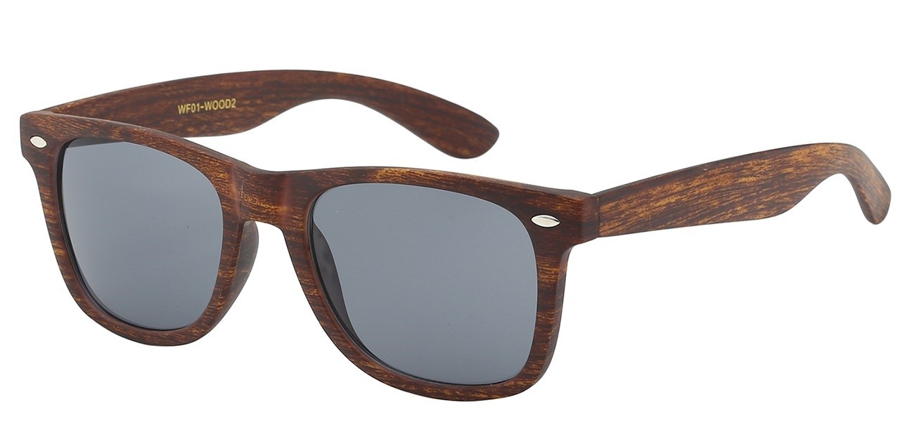 wood frame wayfarer sunglasses