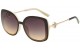 Rhinestone Square Frame Sunglasses rs1977