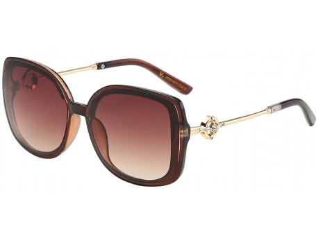 Rhinestone Square Frame Sunglasses rs1977