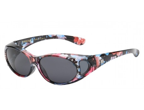 Polarized Baricade Rhinestone Shade pz-bar615-rs