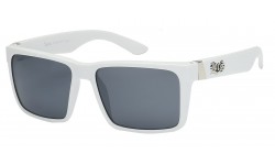 Locs Polished White Frame Shades loc91251-wht