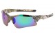 Xloop Semi Rimless Wrap  Sunglasses x3624-camo