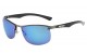 Xloop Semi-Rimless Metallic Sports Shades xl1458