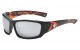 Foam Padded Flame Print Motorcycle Shades cp930