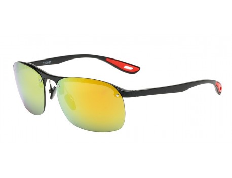Classic Semi Rimless Frame Sunglasses 712081