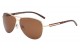 Air Force Semi Rimless Metallic Aviator av5134