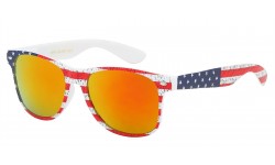 Wayfarer Star Printed Shades wf01-usa-wht