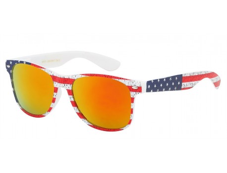 Wayfarer Star Printed Shades wf01-usa-wht