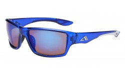 Blue Tech Lens Sporty Wrap Shades ab-44