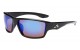 Blue Tech Lens Sporty Wrap Shades ab-44