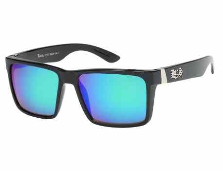 Locs Color Mirror Sunglasses loc91102-bkcm