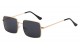 Classic  Metallic Square Sunglasses 711045