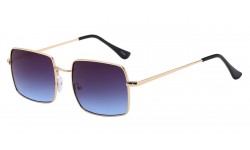 Classic  Metallic Square Sunglasses 711045