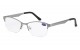 Half Rimless Frame Reading Glasses r601-asst
