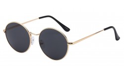Classic Metallic Round Sunglasses 711046