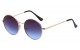 Classic Metallic Round Sunglasses 711046