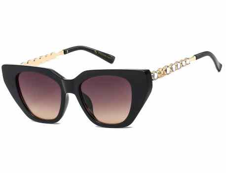 Rhinestone Metallic Cat Eye Frame rs2026