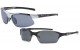 Xloop Semi Rimless Wrap Sunglasses x2579