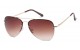 Metallic Semi-Rimless Aviator af122-grd