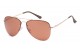 Metallic Semi-Rimless  Aviator af122-mix