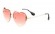 Metallic Heart Frame Shades M10675-HEART