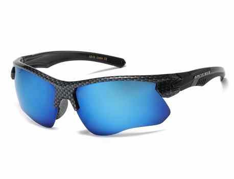 Arctic Blue Semi-Rimless Sunglasses ab-72