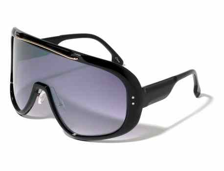 Fashion Rounded Shield Sunglasses p6556