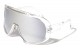 Fashion Rounded Shield Sunglasses p6556