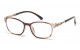 Thin Rounded Square Unisex Readers r435-asst