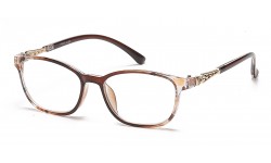 Thin Rounded Square Unisex Readers r435-asst