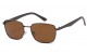 Classic  Metallic Square Sunglasses 711051