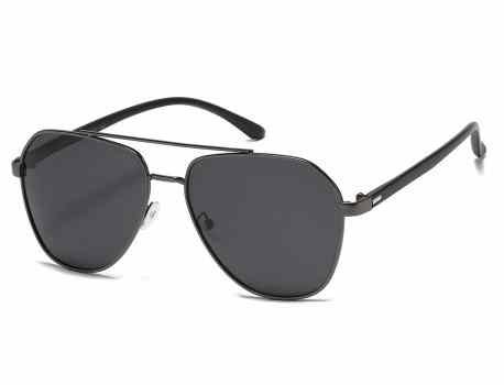 Polarized Brow Bar Metallic Aviator pz-av5167