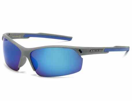 Arctic Blue Semi-Rimless Sunglasses ab-76