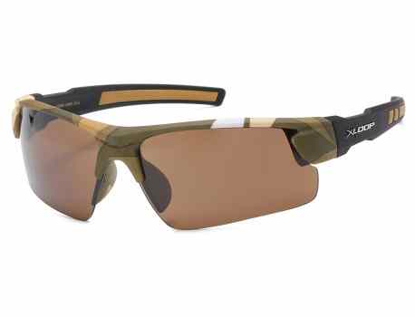 X-Loop Semi Rimless Sunglasses x2660-camo