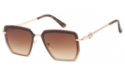 Giselle Metallic Square Sunglasses gsl28233