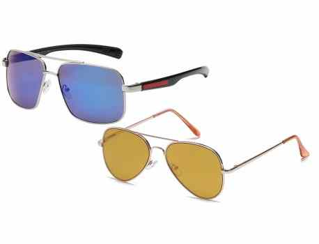 Mixed Dozen Aviator Shades af109-flat/av5145